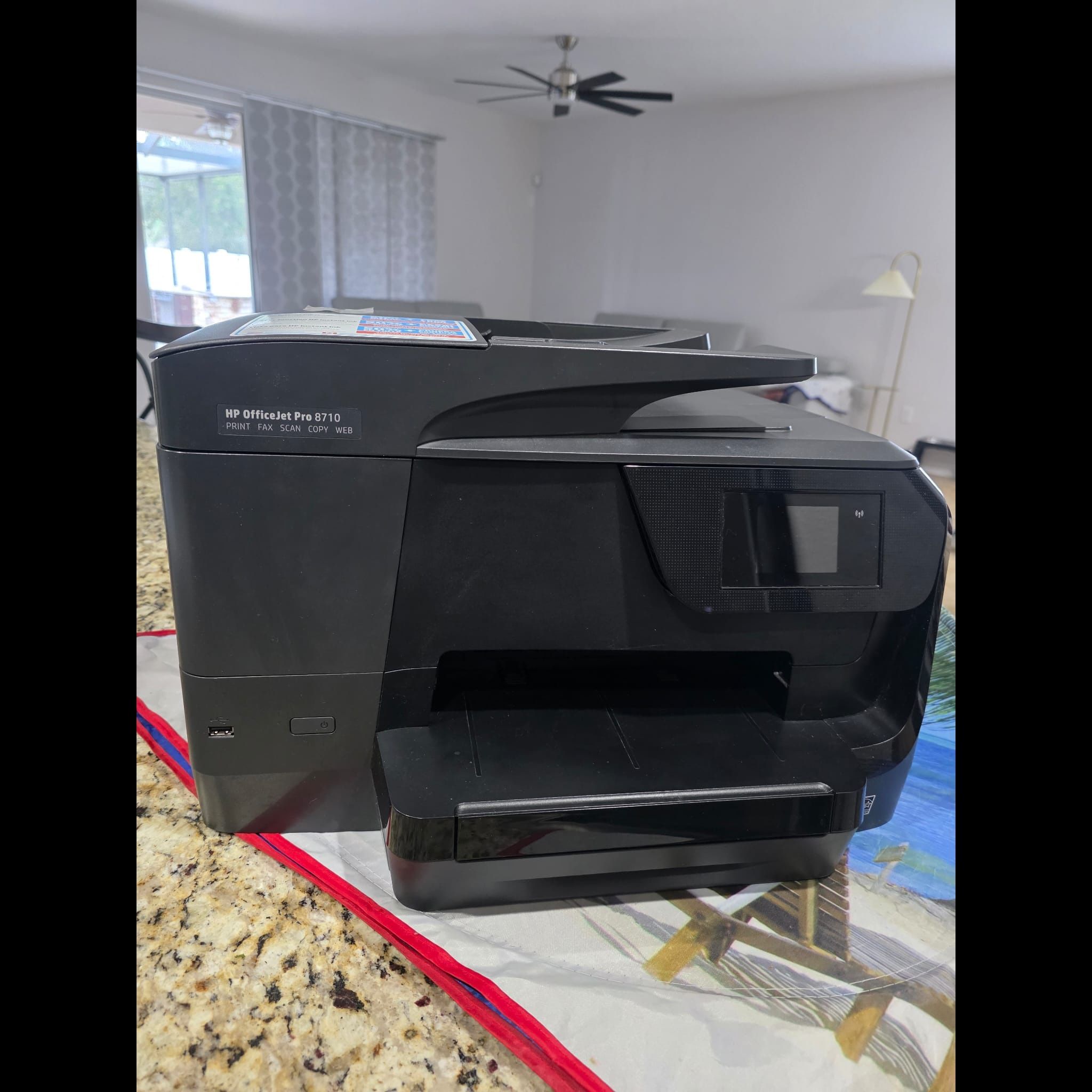 HP Officejet Pro 8710 All-In-One Printer. Read description