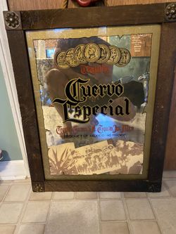 Bar mirror man cave