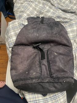 Lululemon Dark Gray Canvas Backpack