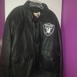 Raiders Leather Jacket 