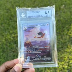 2023 POKEMON MEW EN-151 SPECIAL ILLUSTRATION RARE #199 CHARIZARD EX BGS 8.5