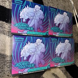 POKEMON JOURNEY TOGETHER ETB, 4 PACKS