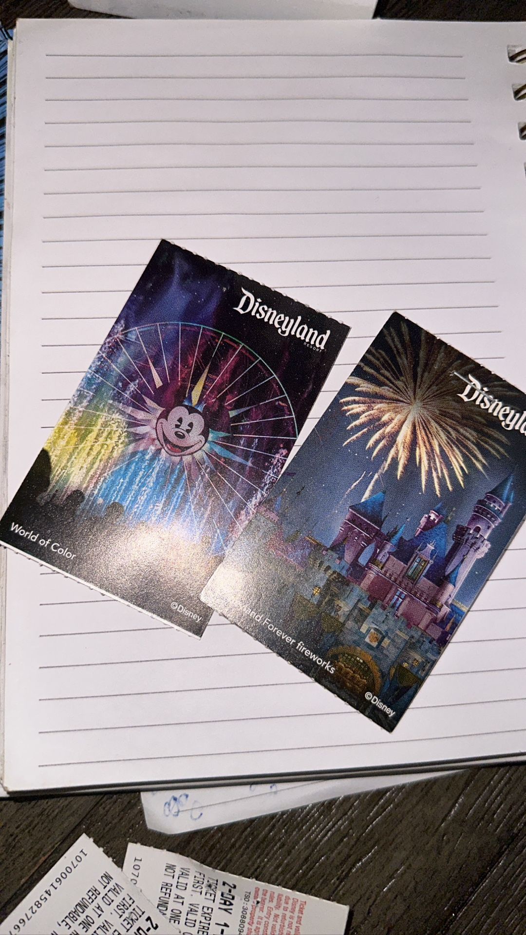 Disneyland Tickets 2 X2 Day
