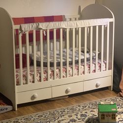 Crib, Bed & Dresser 