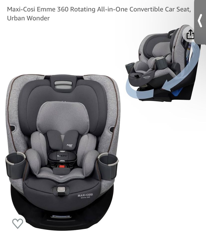Emme 360 All In One Convertible Car Seat 
