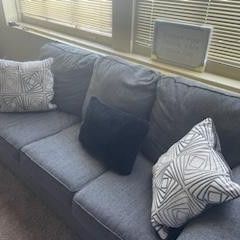 Agleno Furniture  Sofa And Love Seat With Pillows 
