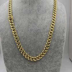 Brand New 10k Gold Cuban Chain