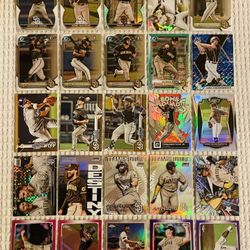 San Diego Padres 25 Card Baseball Lot! Rookies, Refractors, Parallels, Short Prints, Variations & More!