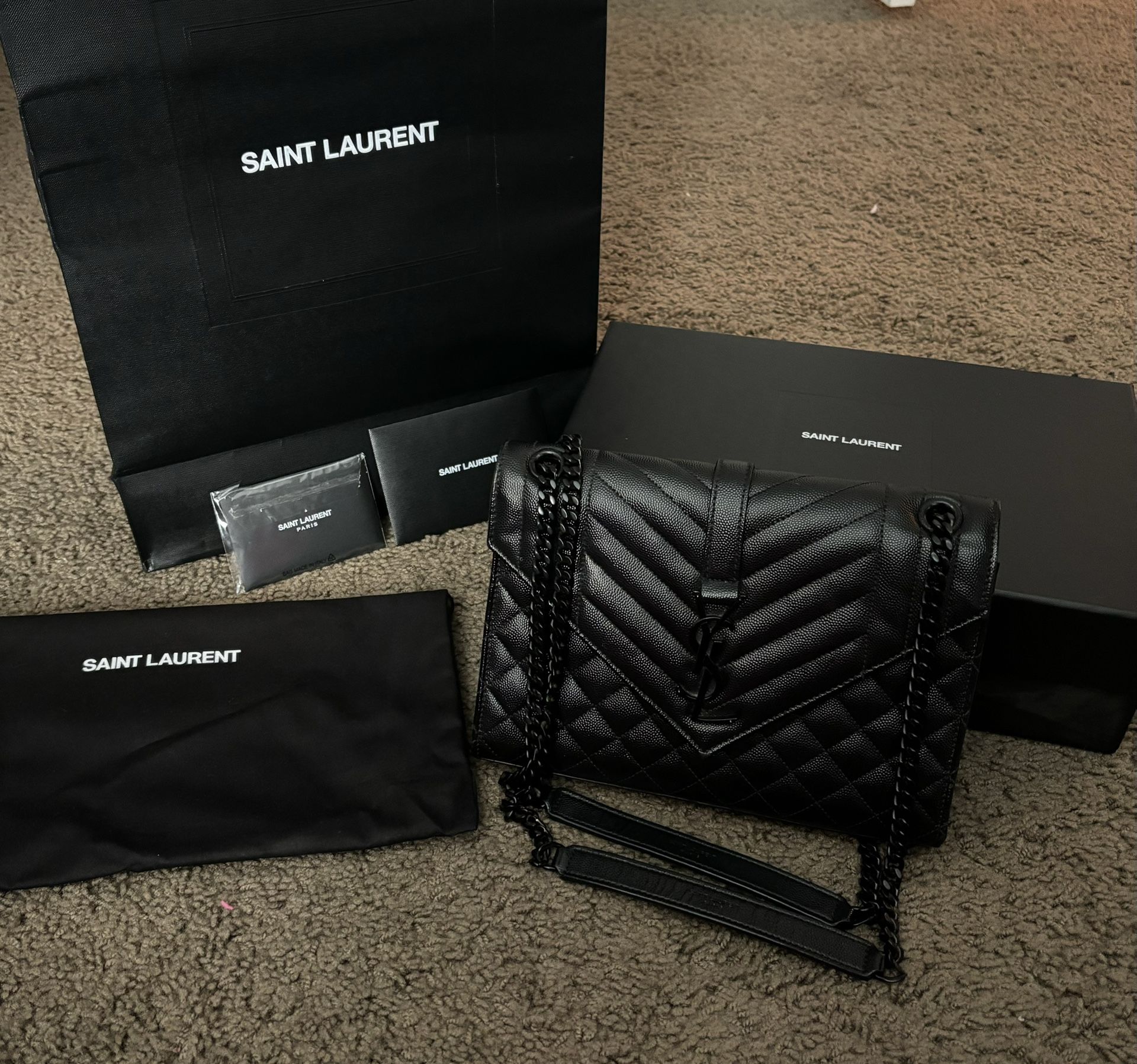 YSL Medium Monogram Satchel