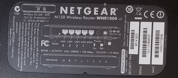Barely Used Netgear N150 router