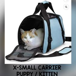 Never Used X-Small Pet Carrier Bag