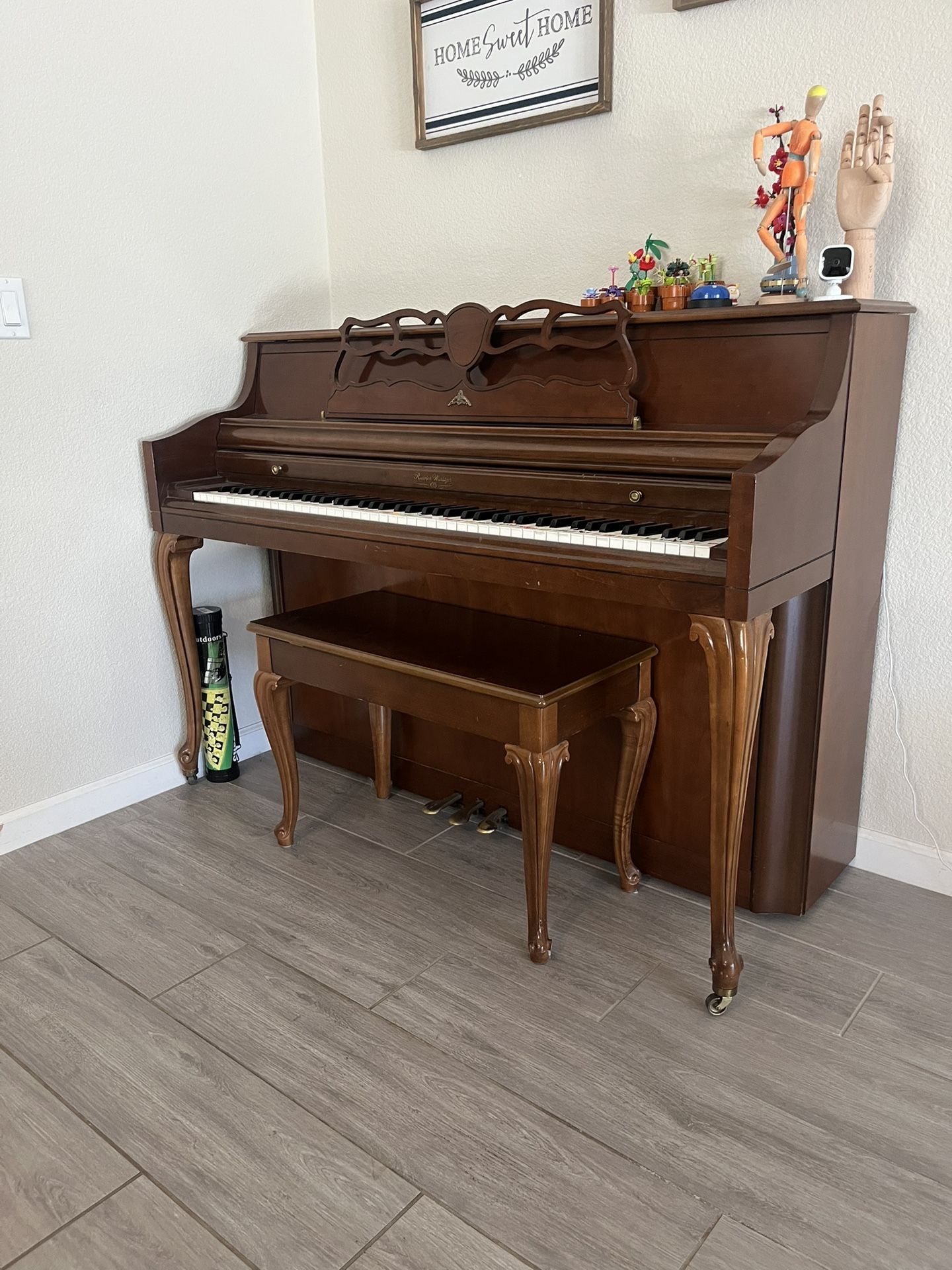 Piano with Bench