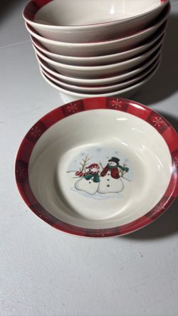 Christmas bowls