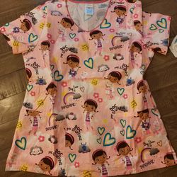 Scrub Top Doc Mc Stuffins 