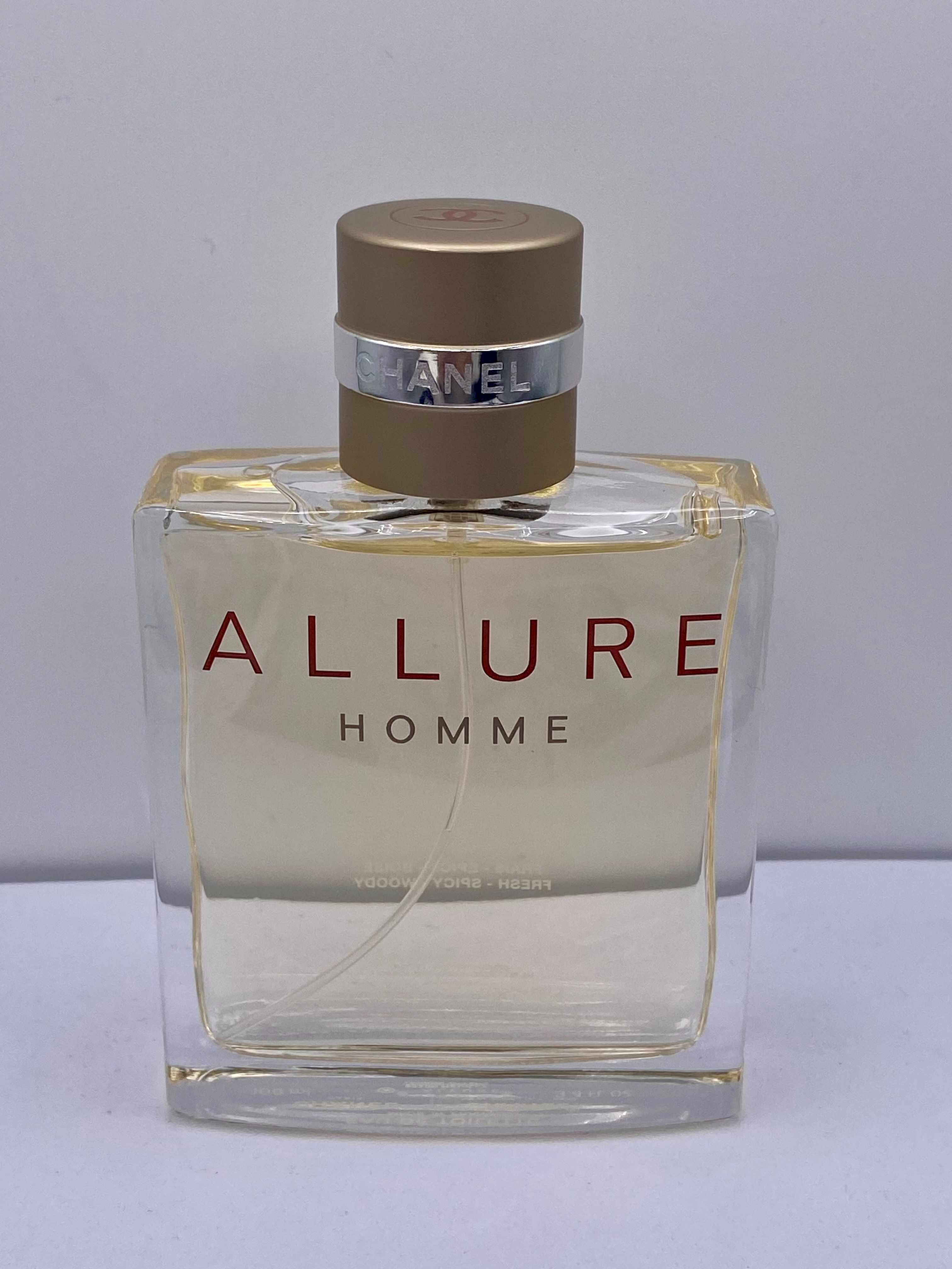 Chanel Allure Homme 3.4oz 100ml Men's Eau de Toilette Vaporisateur Spray