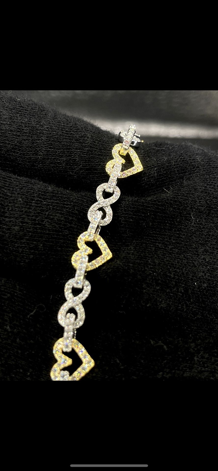 Infinite Love Moissanite Bracelet