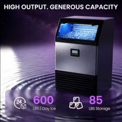 Commercial Stainless Steel Ice Maker Machine