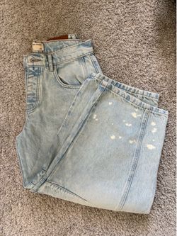 Free People barrel leg jeans