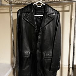 Banana Republic Genuine Leather Coat