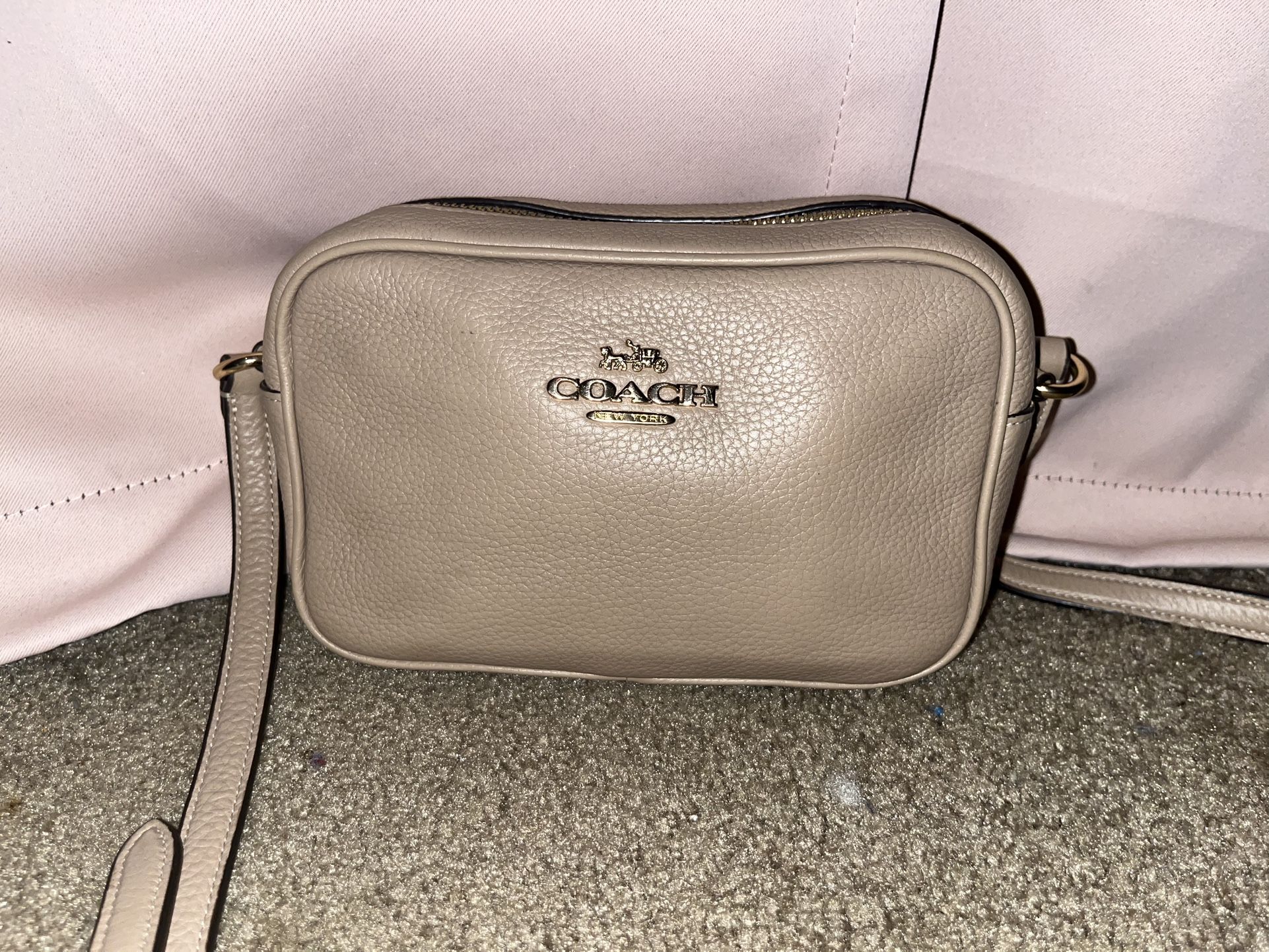 Tan Coach Crossbody Bag