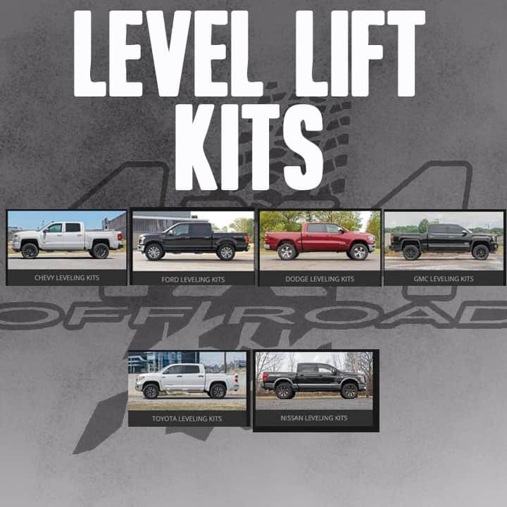 Leveling Kits for all makes and models.