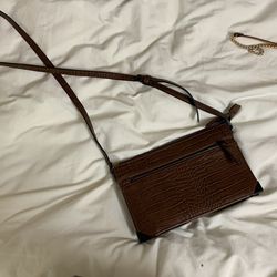 Brown Side Body Purse
