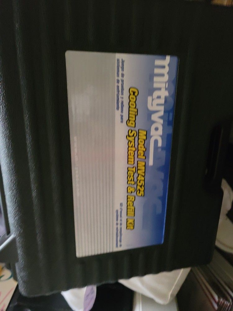 Cooling System And Test Kit Model Mv4525