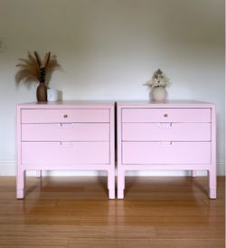 Modern Pink Nightstands