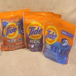 TIDE PODS LAUNDRY DETERGENT PACS * 12 - 16 COUNT SOAP CLEAN WASH CLOTHES LINENS OXI 