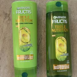 Garnier Fructis Triple Nutrition Shampoo & Conditioner Set
