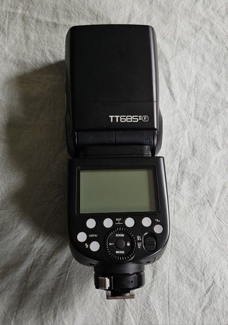 Godox TT685II-F flash w/ accessories
