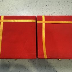 Silver Plates Bowls And  Spoons Pair (New) 