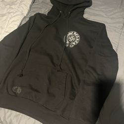 Chrome Hearts black and white hoodie
