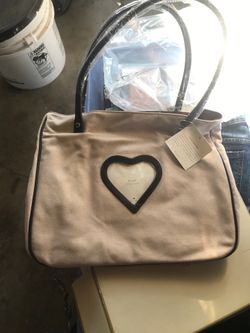 New in Box Photo Heart Tote