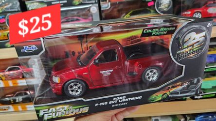 FAST & FURIOUS BRUSH FINISH 1/24 SCALE DIECAST METAL FORD F-150