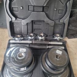 adjustable dumbells  