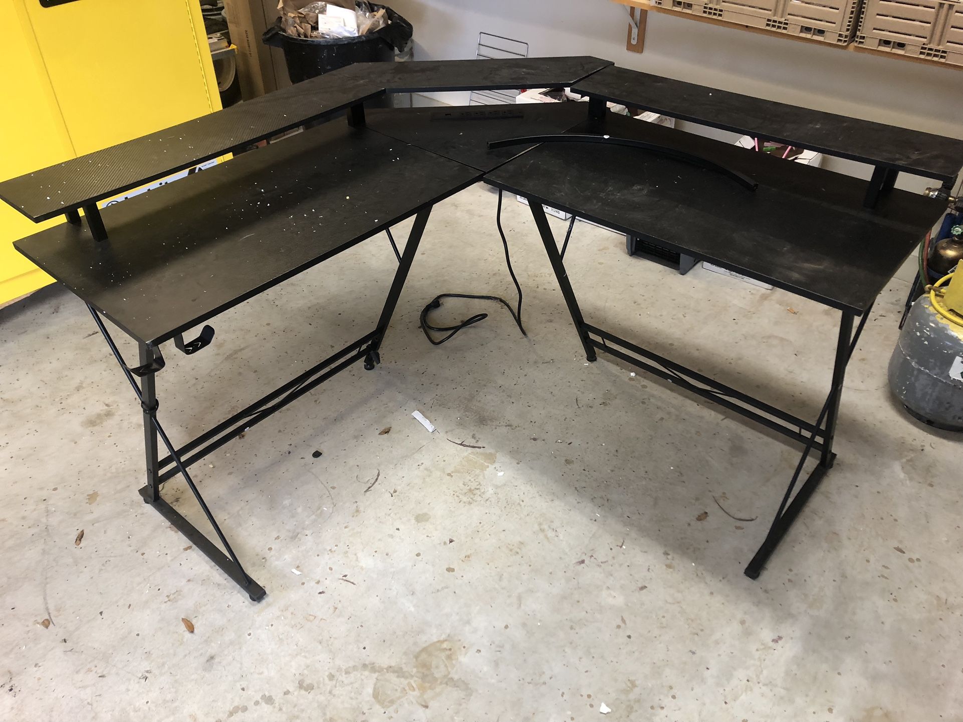 Desk With Outlet Strip $30