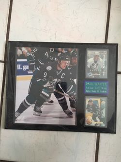 Mighty ducks Paul Kariya plaque