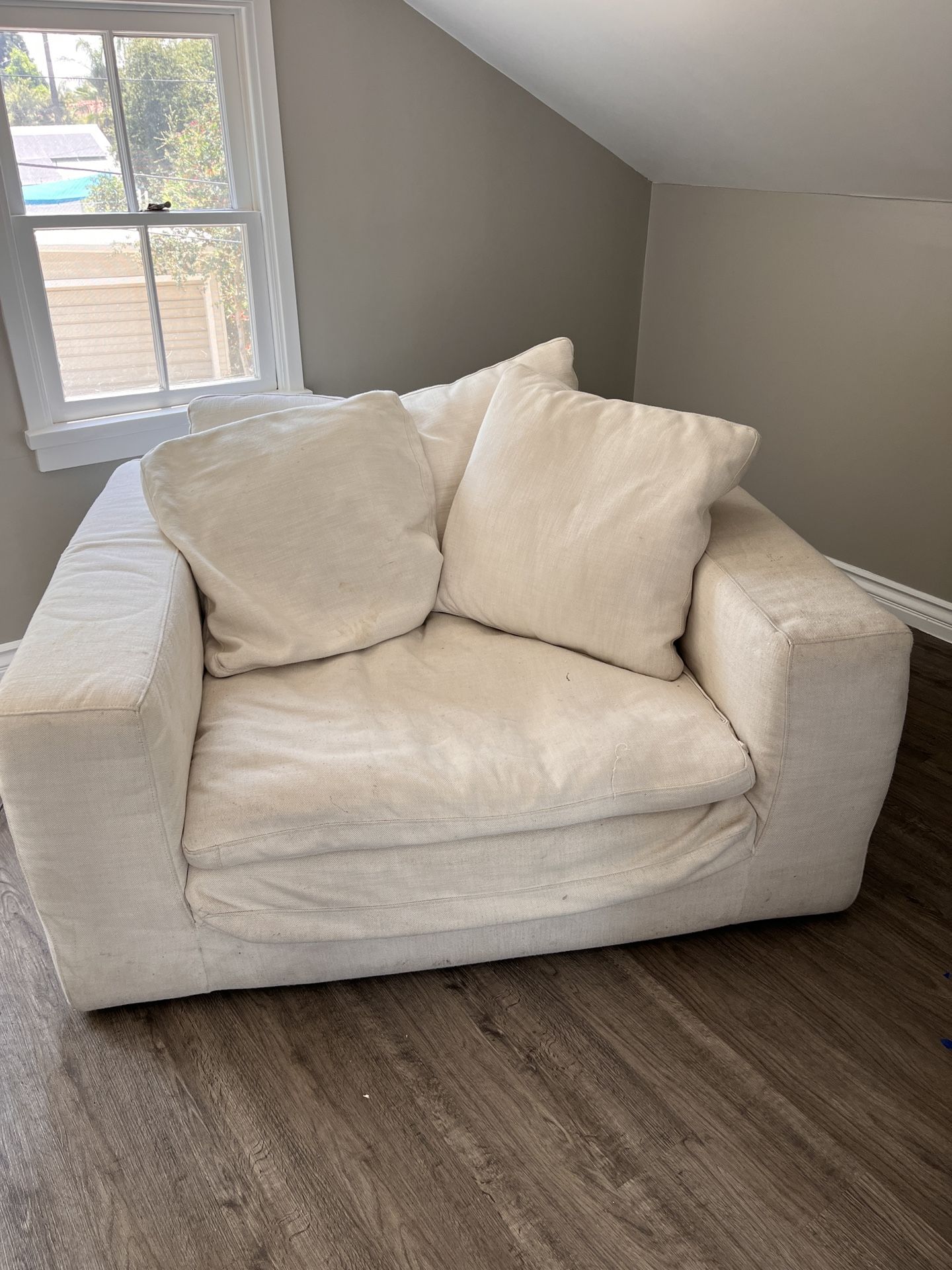 Pottery Barn Sofa Chair Oversized