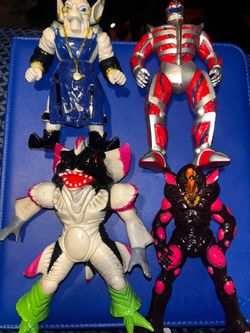 Vintage Power Ranger action figures