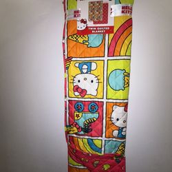 Hello kitty Twin quilted blanket 
