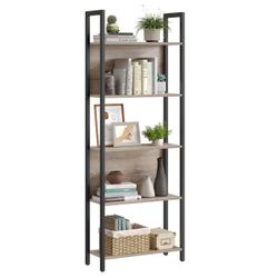 5 Tier Bookshelf Bookcase
