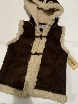 New!! Fur Vest for Girls Size: XL