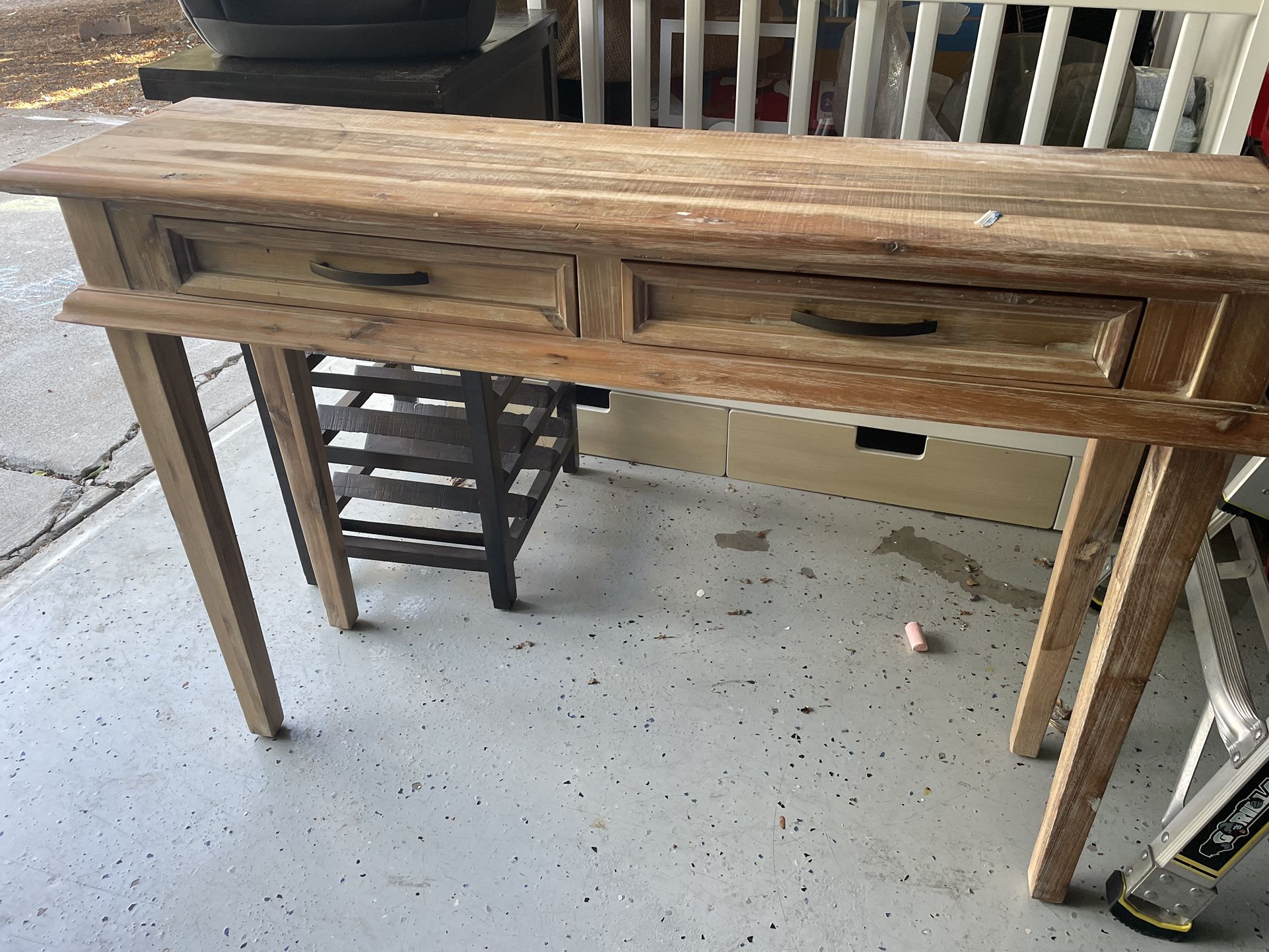 Console Table With Drawers 