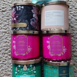 New 7 Bath And Body Works Candled $75 Or Bo