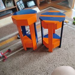 Chicago Bears End Tables Or Plant Stand