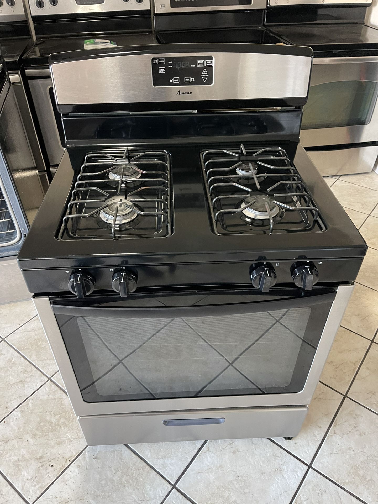 Amana Gas Stove Stainless