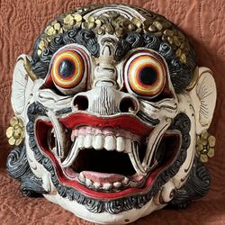 Unique Vintage Balinese Mask 