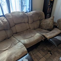 Brown Recliner Couch