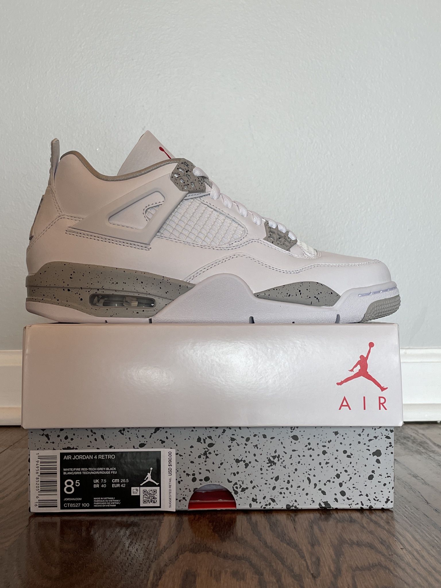 Jordan 4 White Oreo - 11 M